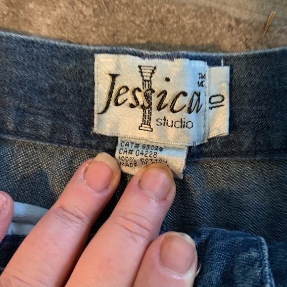 Vintage Cotton denim. 12 inch rise pant. - Picture 5 of 8